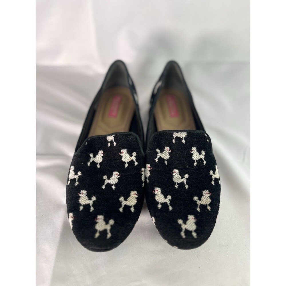Isaac Mizrahi NEW YORK isZAREK DOCKS" Women's Slip on SHOES SIZE 7M BLACK FABRIC